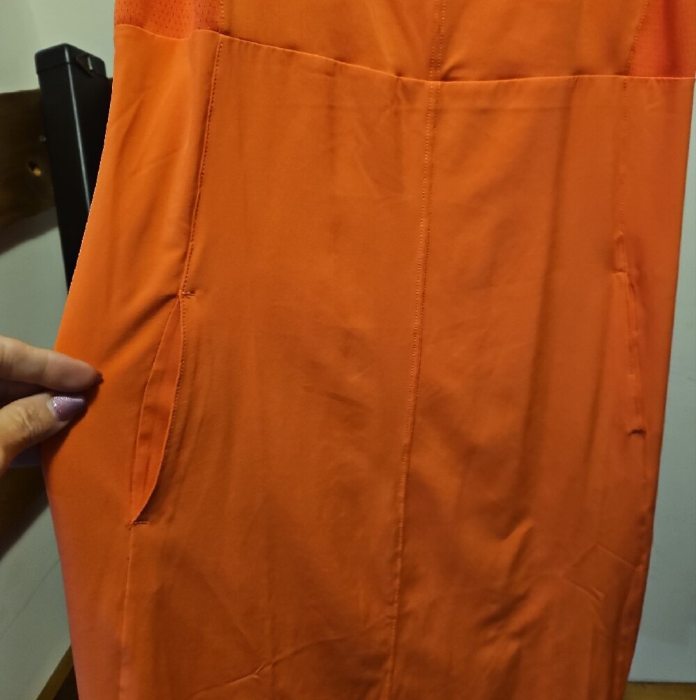 Columbia Orange Racerback Midi Dress - Picture 2 of 5